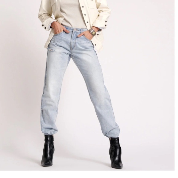 NWT One Teaspoon Light Wash High Rise Jeans Size 30 - Picture 2 of 16